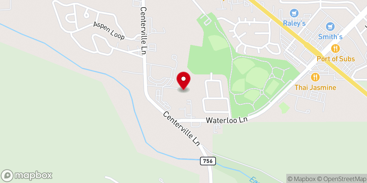 Map showing location of Jacobs Berry Farm