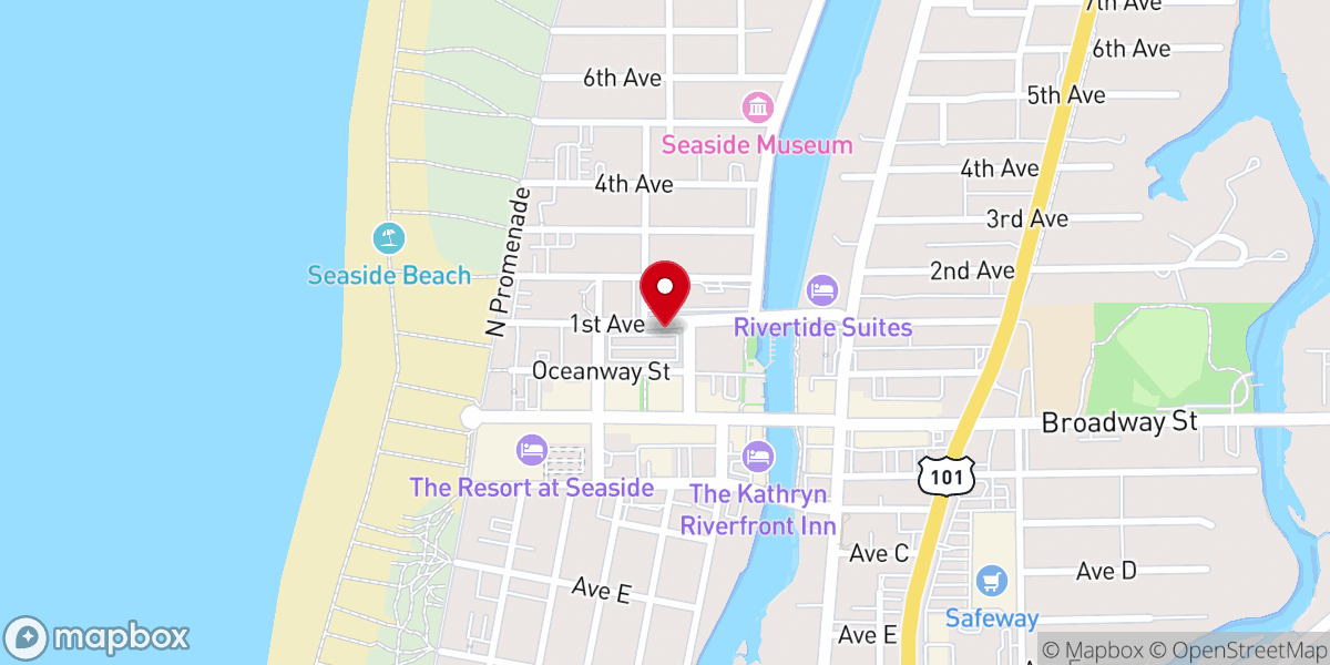 Map showing location of Our Saviour’s Lutheran Church/Convention Center