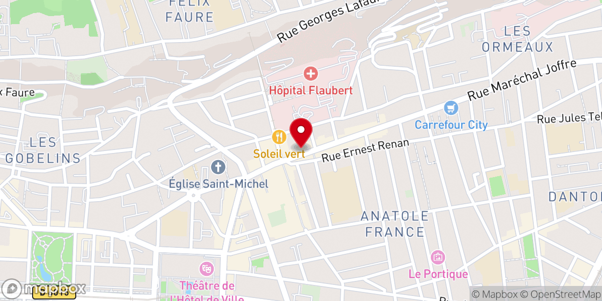Map showing location of Congrégation Armée du Salut
