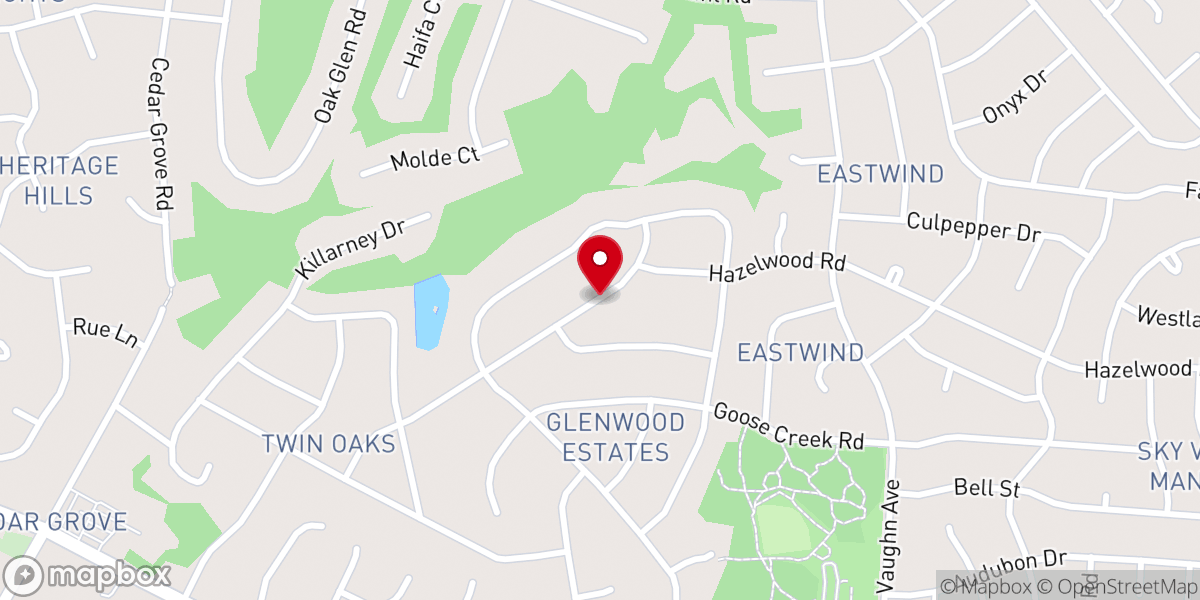 Map showing location of Messiah Bible Church