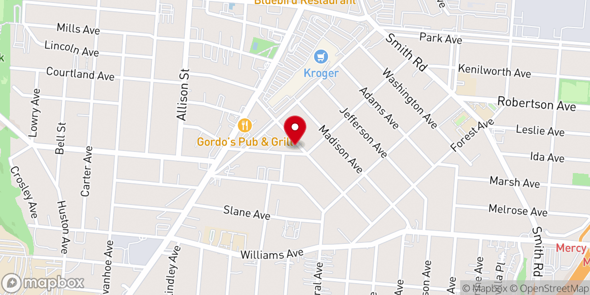 Map showing location of Christ the Savior Orthodox Church