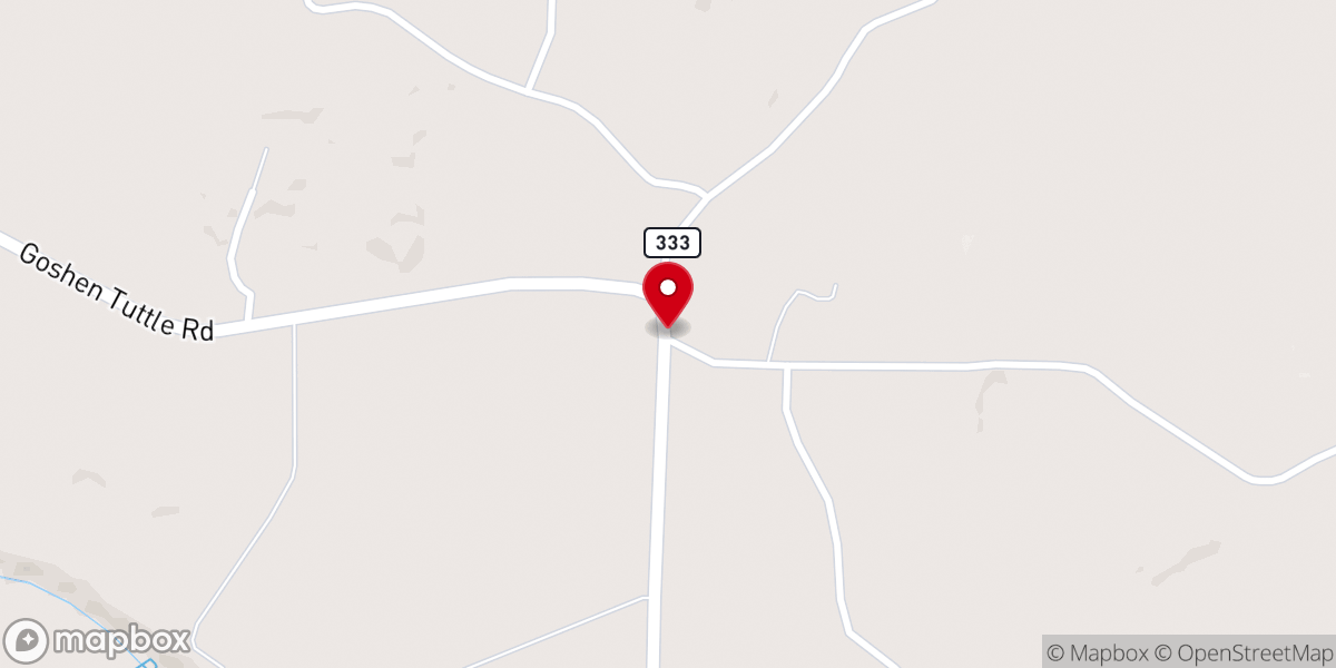 Map showing location of Richland View Church