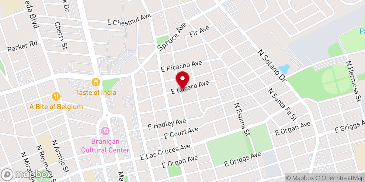 Map showing location of Phillips Chapel C.M.E.