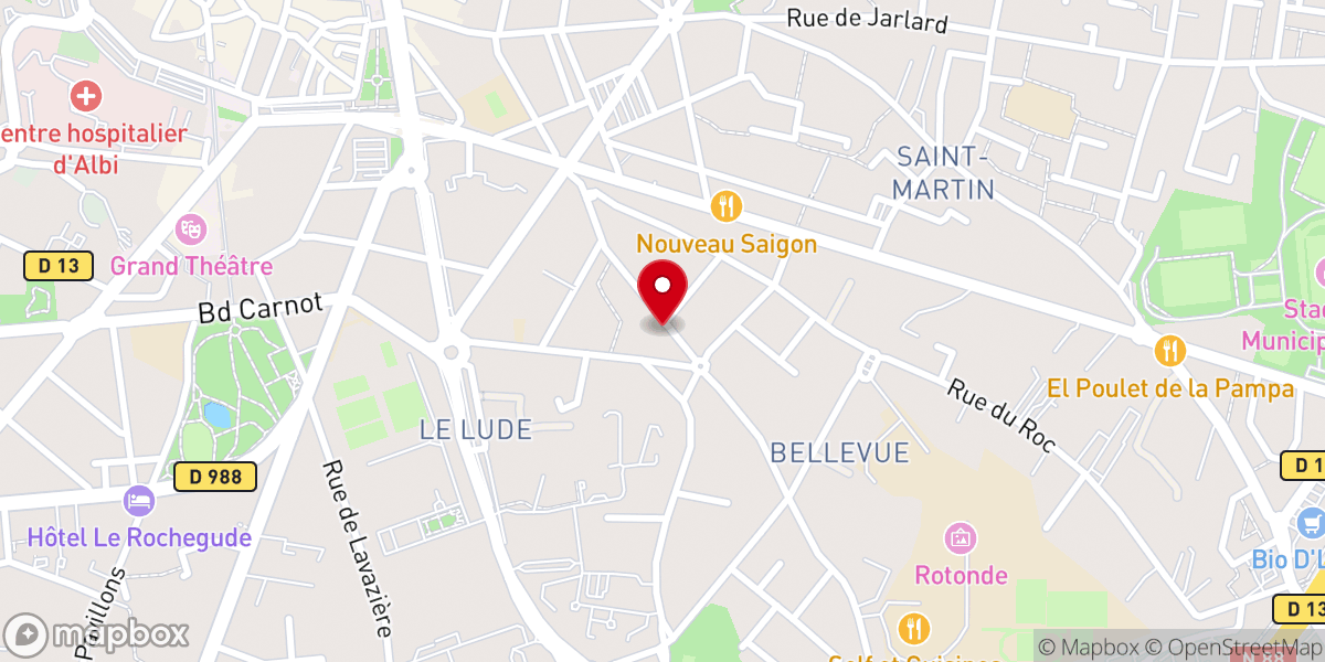Map showing location of Ame des Volutes