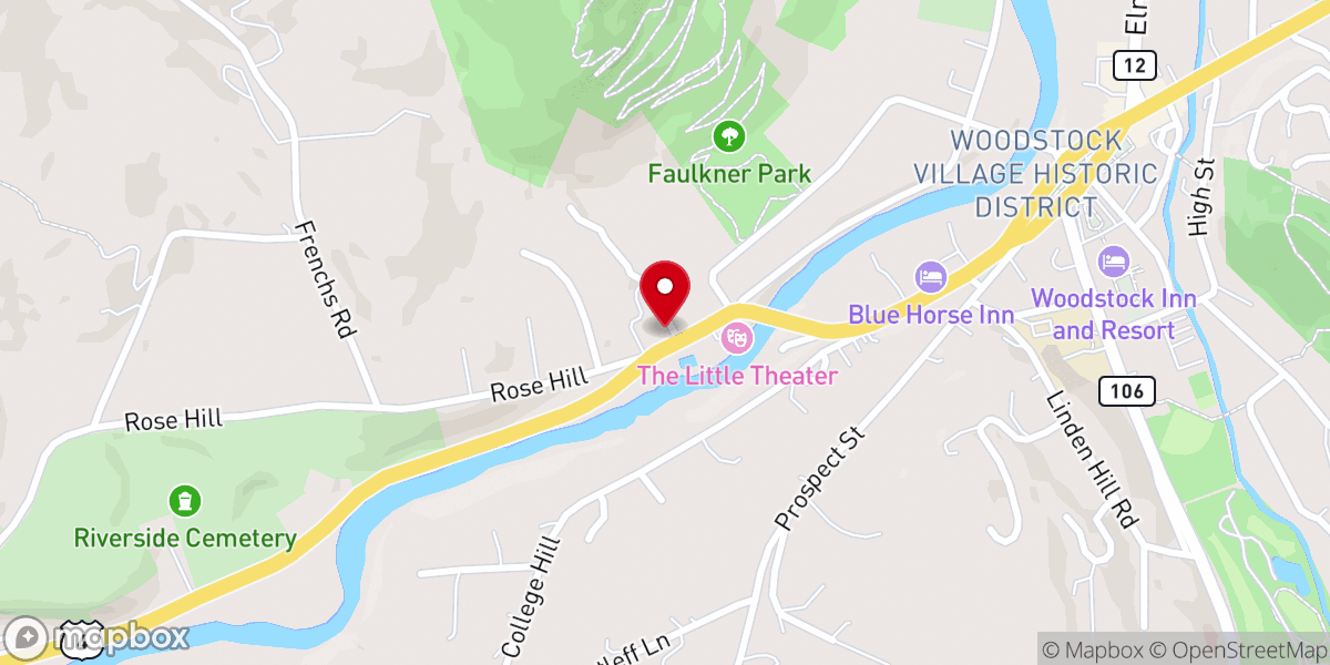 Map showing location of Christian Science Society & Reading Room