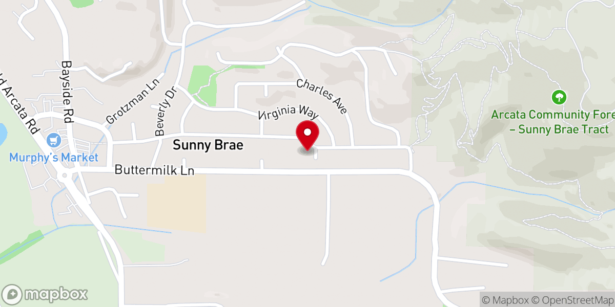 Map showing location of Saint Albans Episcopal Church