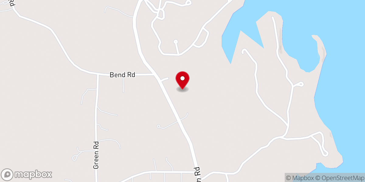 Map showing location of Ella Green Missionary Baptist Church