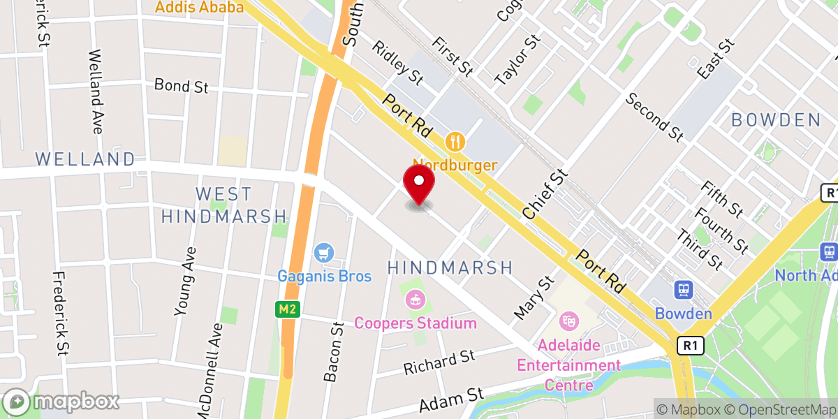 Map showing location of CityReach West Church