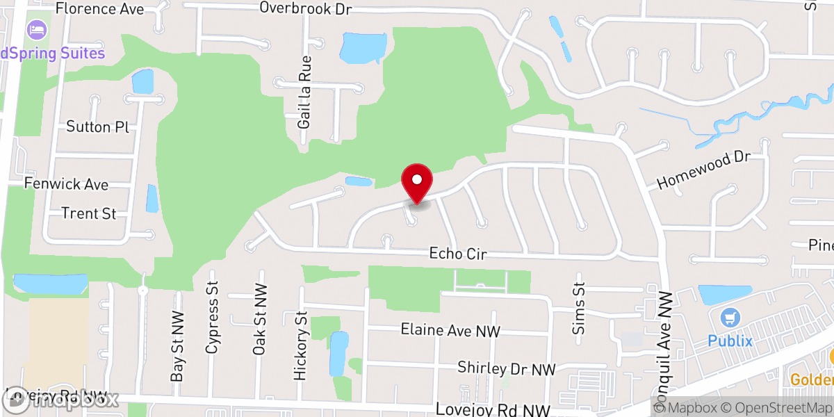 Map showing location of Forever I DO Weddings Pensacola
