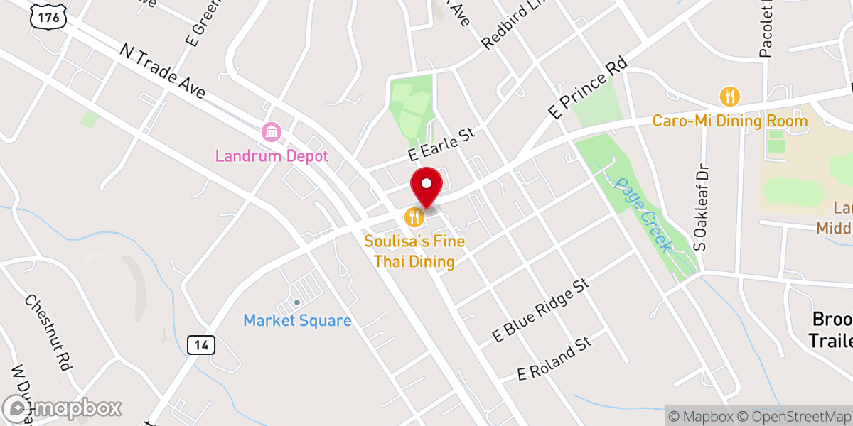 Map showing location of Rhema Soul