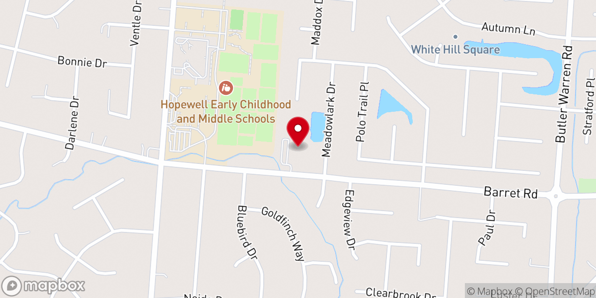 Map showing location of Anthem House Church