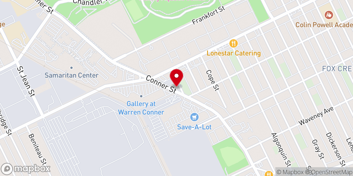 Map showing location of New Life Christian Church of Michigan