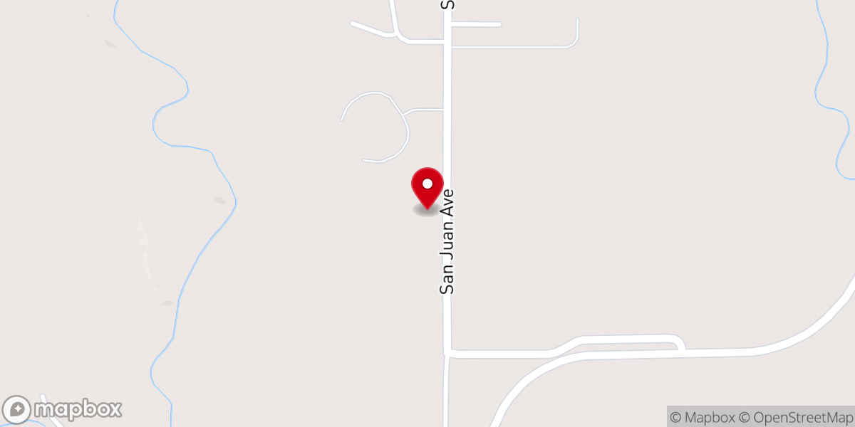 Map showing location of Prairie Bible Chapel