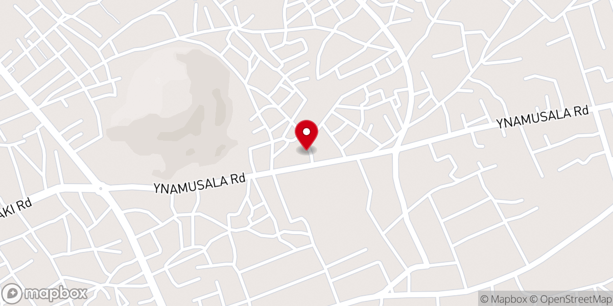 Map showing location of St. Paul's Catholic Church