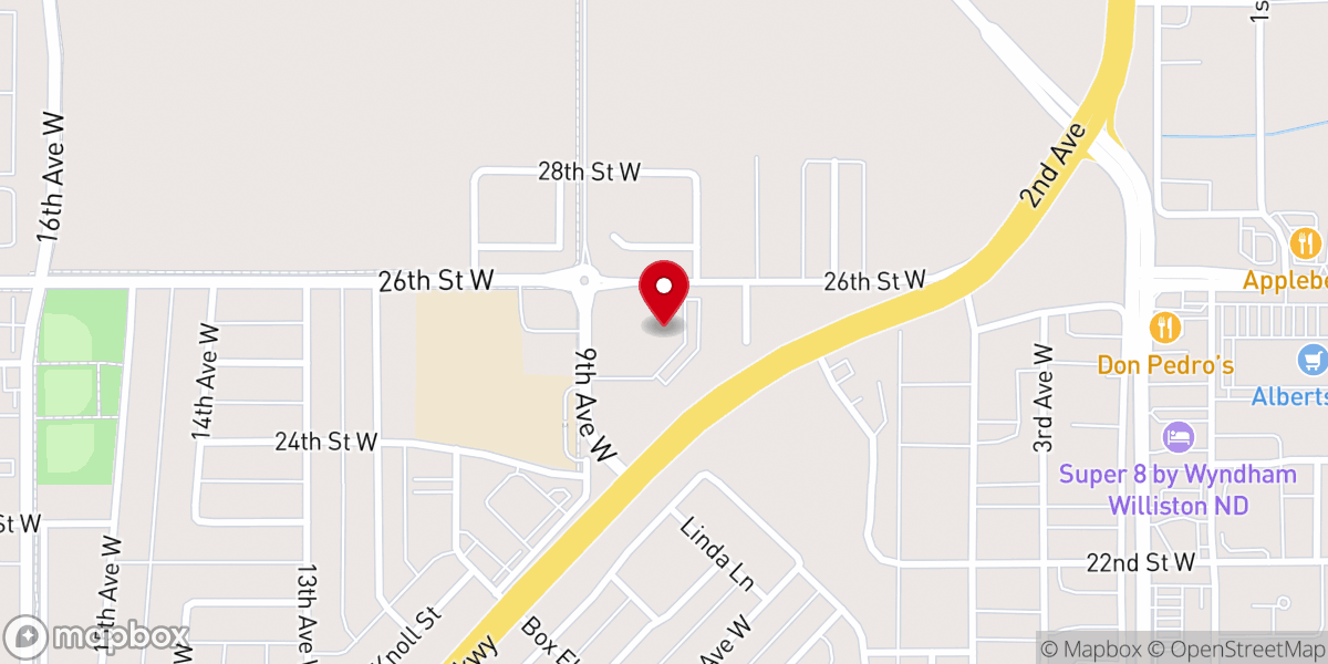 Map showing location of Promised Hope (PH) Church