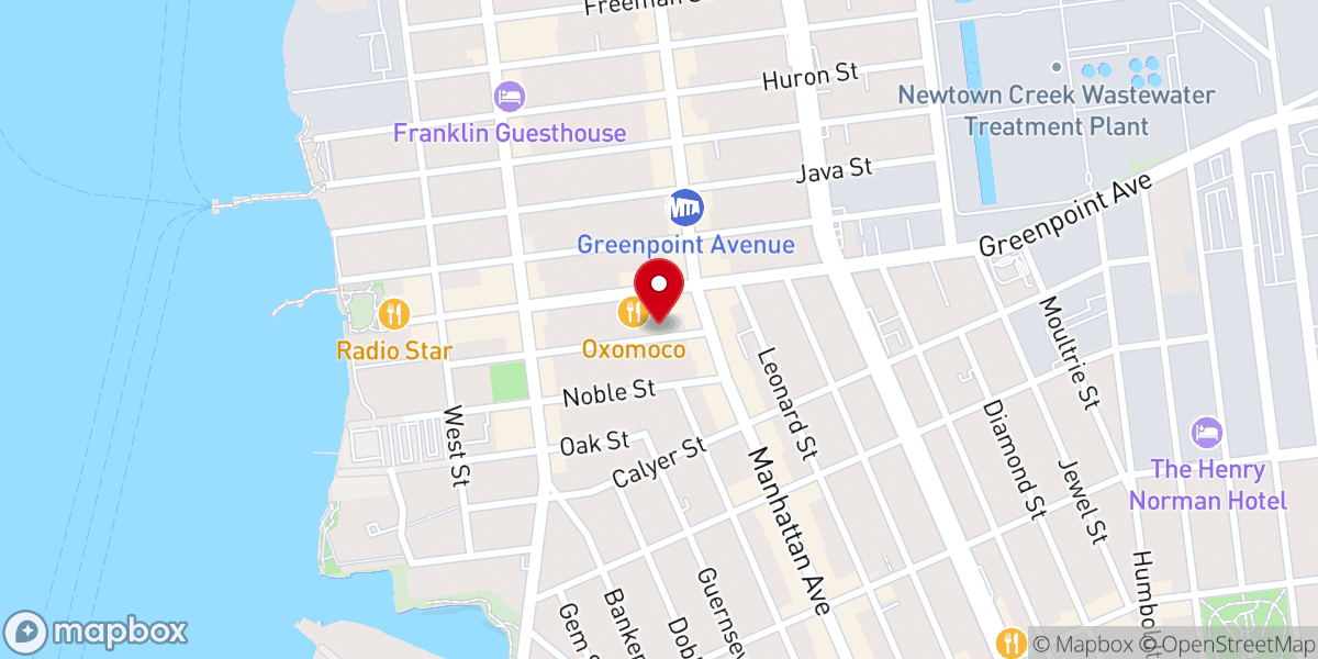 Map showing location of Saint John's Evangelical Lutheran Church