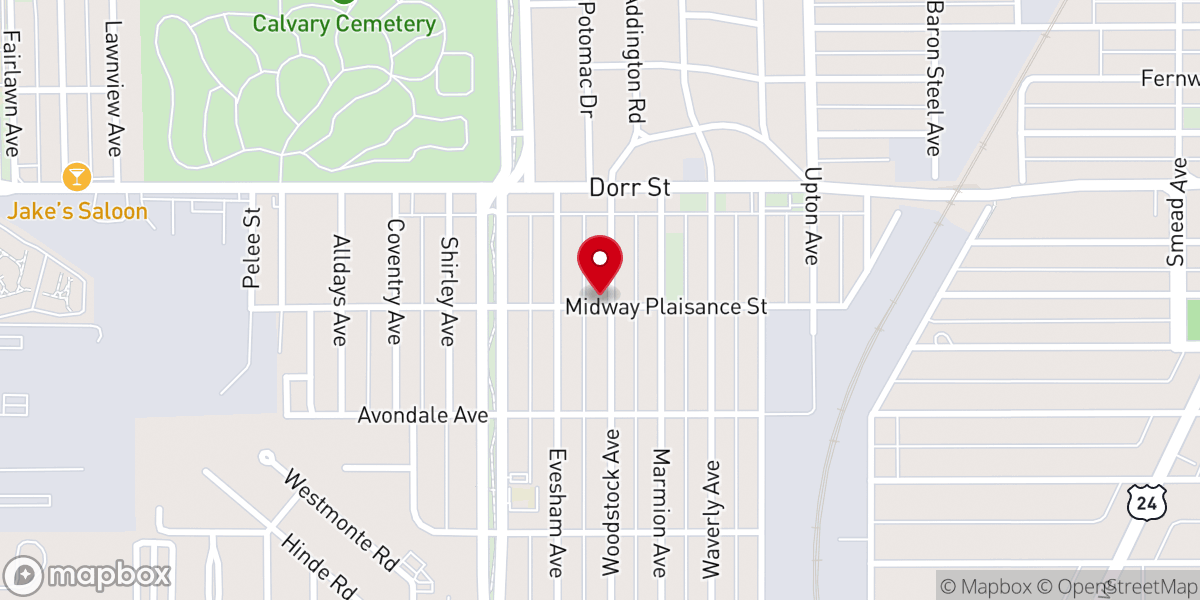 Map showing location of Serenity Church-God In Christian