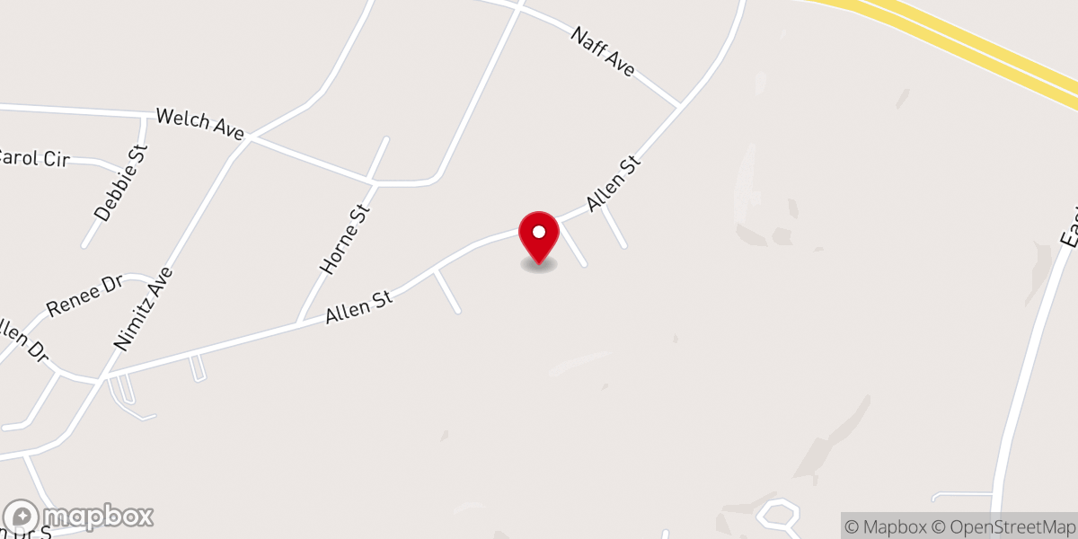 Map showing location of Block Memorial Baptist Church