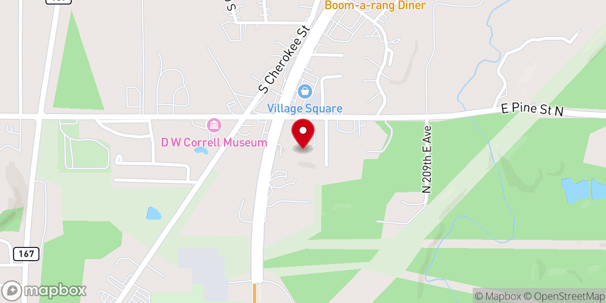 Map showing location of Rock House