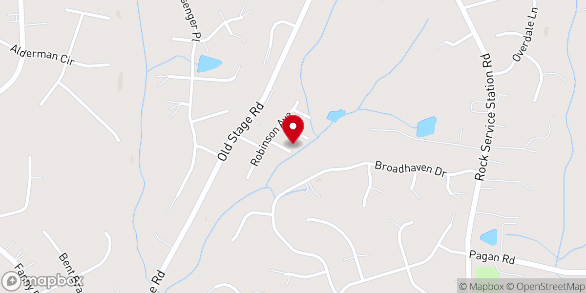 Map showing location of Deliverance Tabernacle Holiness Church