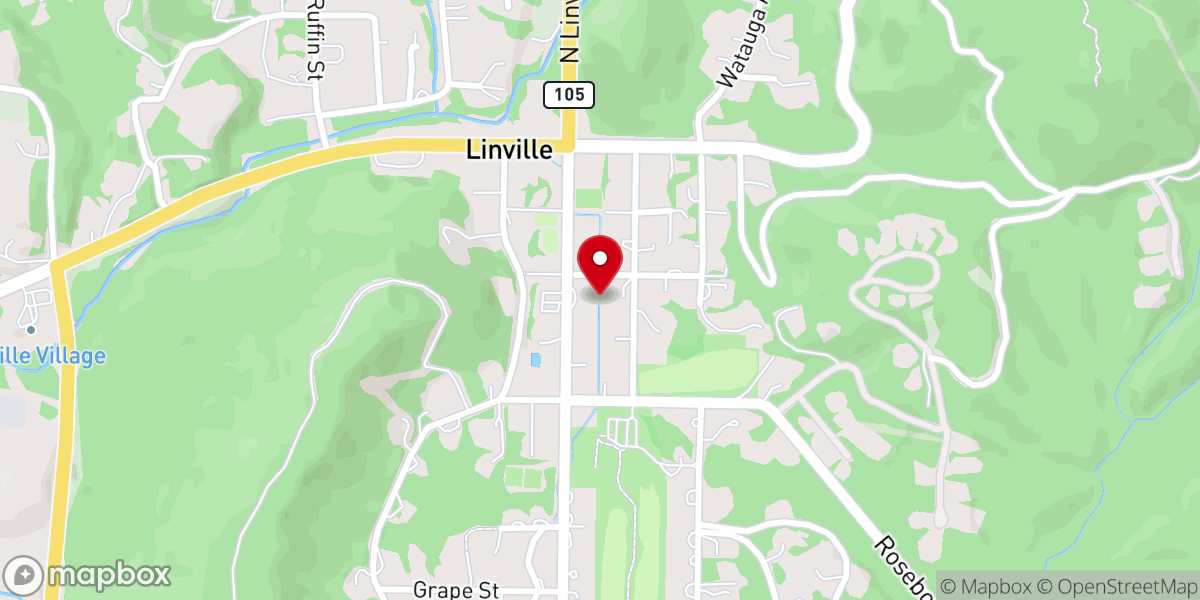 Map showing location of Eseeola Lodge