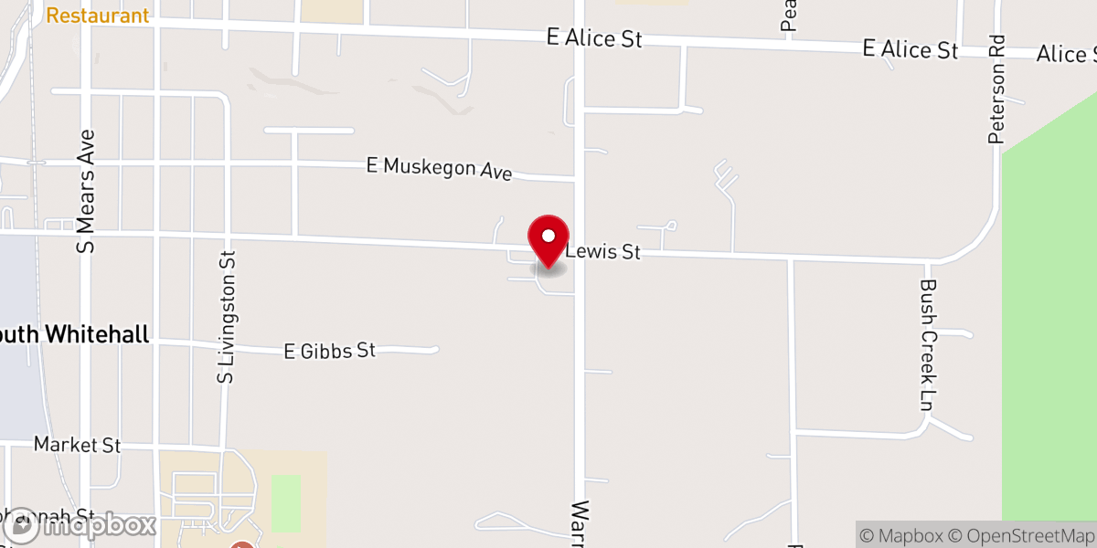 Map showing location of ECC Whitehall | Evangelical Covenant Church