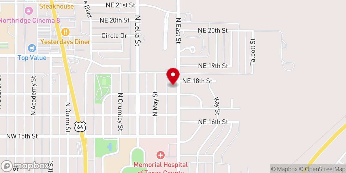 Map showing location of Pioneer Adventist Christian School