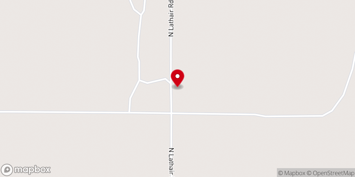 Map showing location of Trinity Lutheran Church