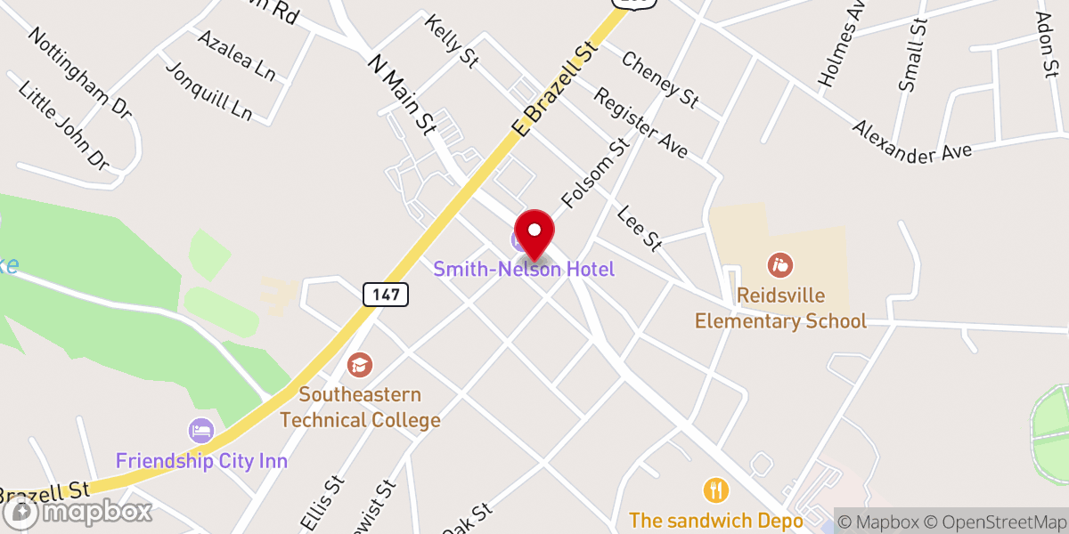 Map showing location of Imago Dei Motorcycle Ministry
