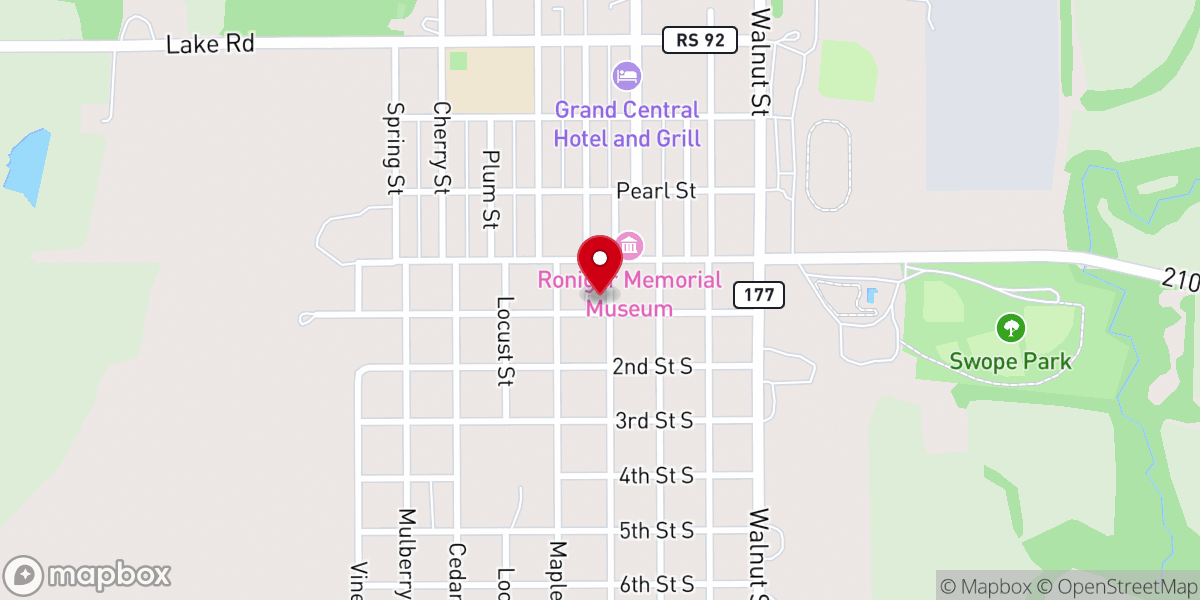 Map showing location of Faith Methodist