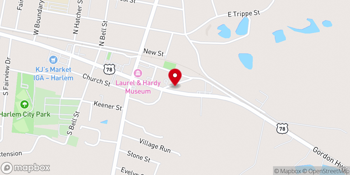 Map showing location of New Holt Baptist Church Life Center