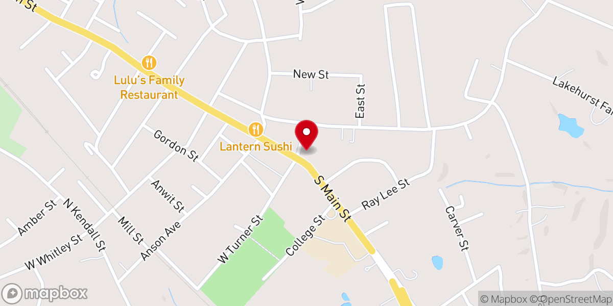 Map showing location of First Presbyterian Church-Norwood