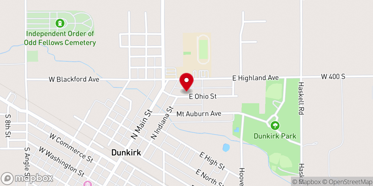Map showing location of Living Hope Apostolic Church