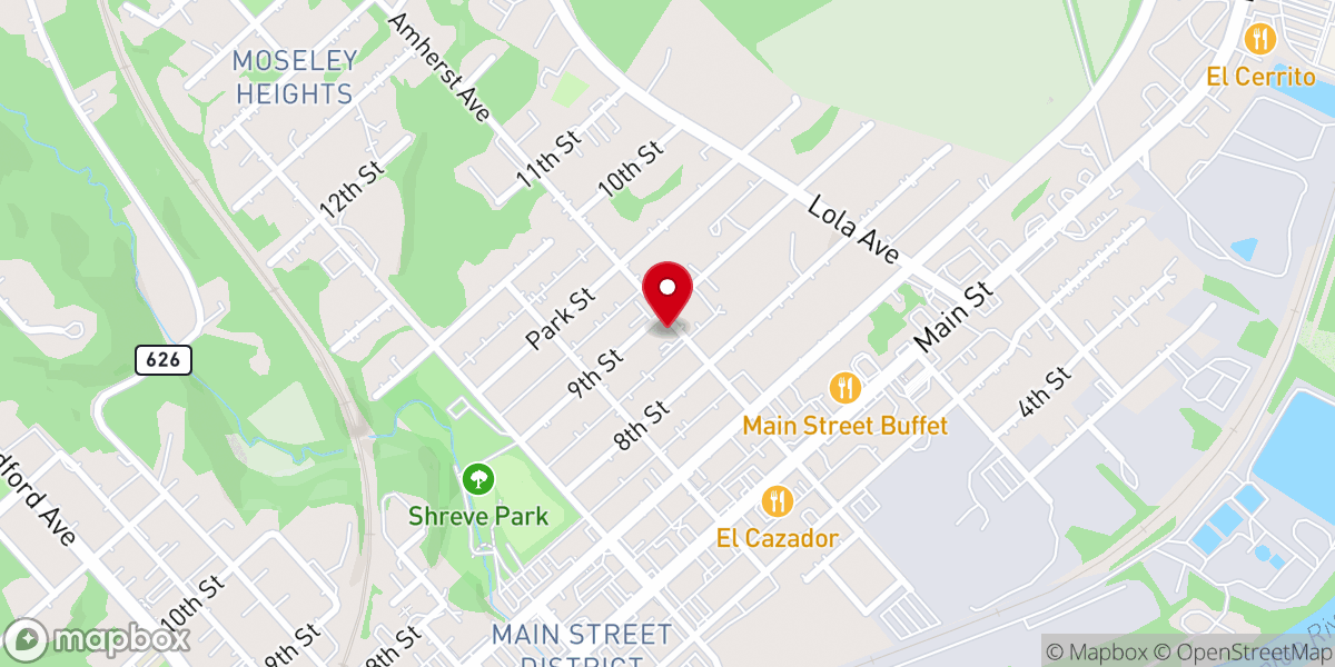 Map showing location of Crossroads Ministries Church of God of Prophecy