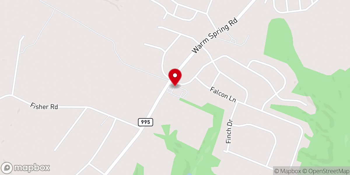 Map showing location of Christian Life Church
