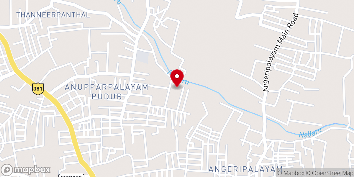 Map showing location of MegaDhoon AG Church
