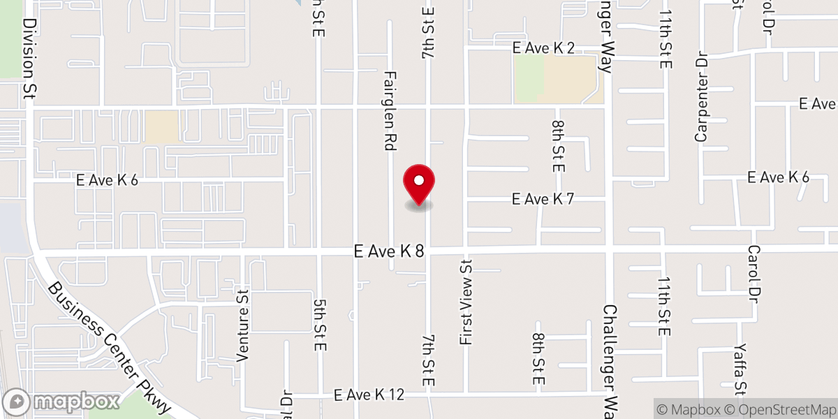 Map showing location of New Life Community Church
