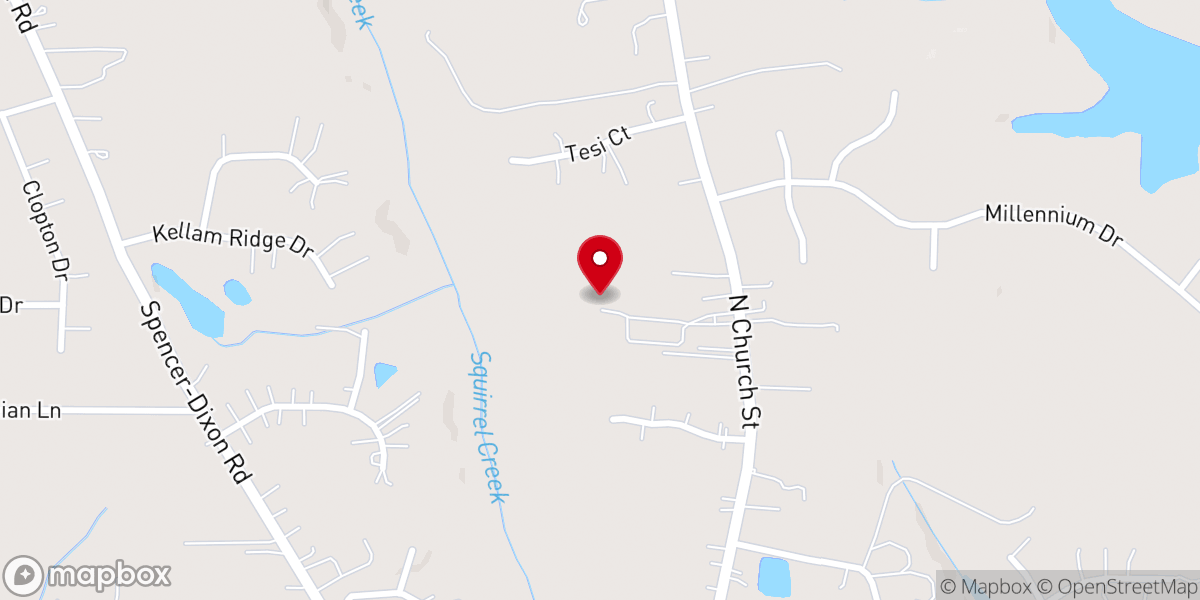 Map showing location of McLaurin Farms