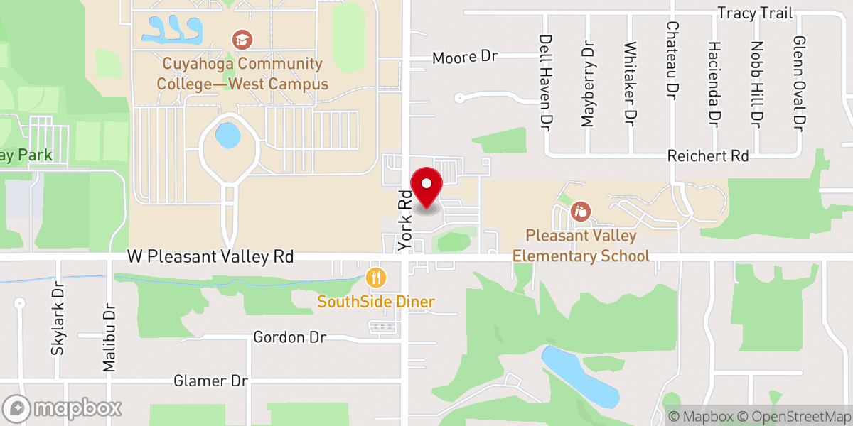 Map showing location of Holy Family Catholic Parish