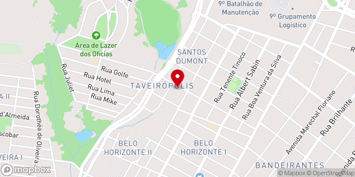 Map showing location of Paróquia Santo Agostinho de Hipona