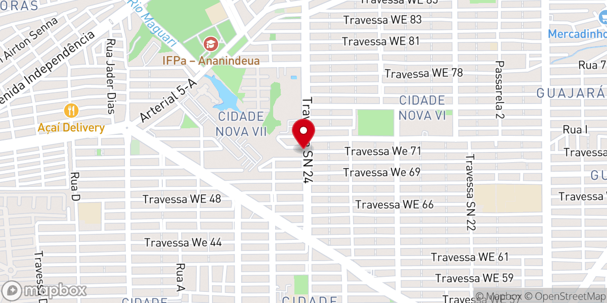 Map showing location of Igreja Universal - Cidade Nova 7