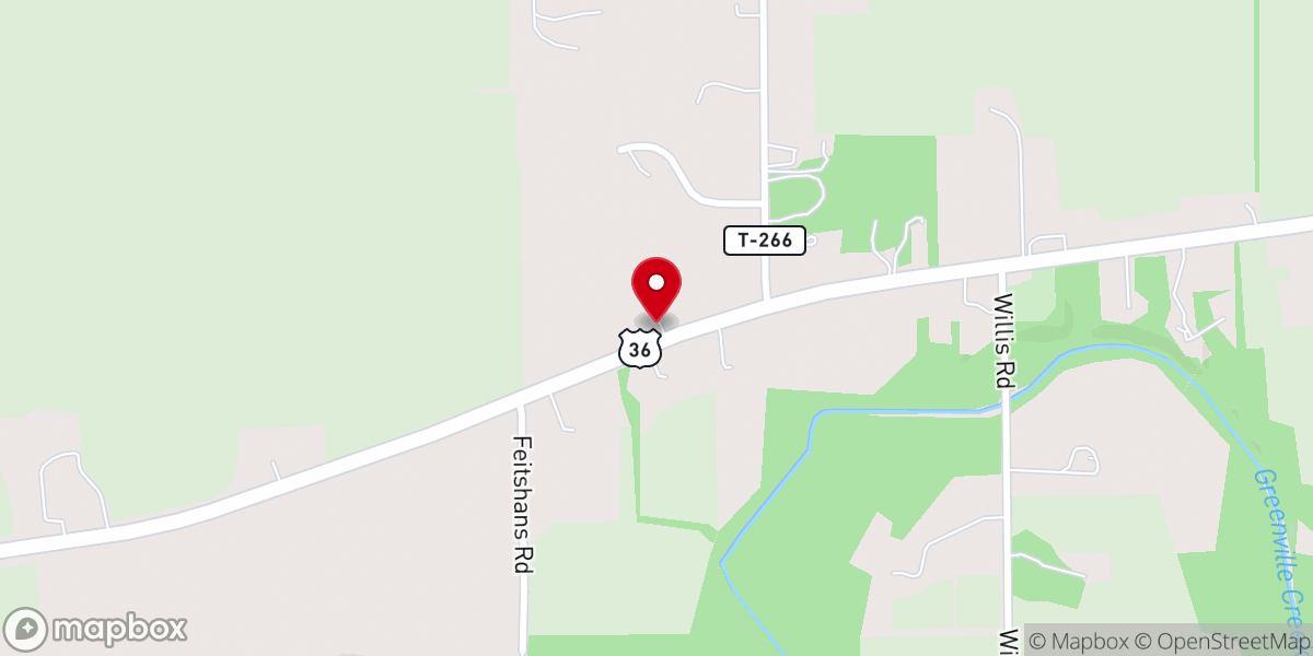 Map showing location of True Life Church | Greenville, OH