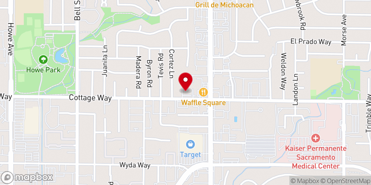 Map showing location of Powerhouse Christian