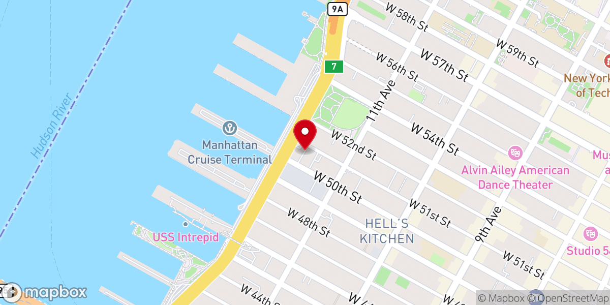 Map showing location of Extra Space Storage