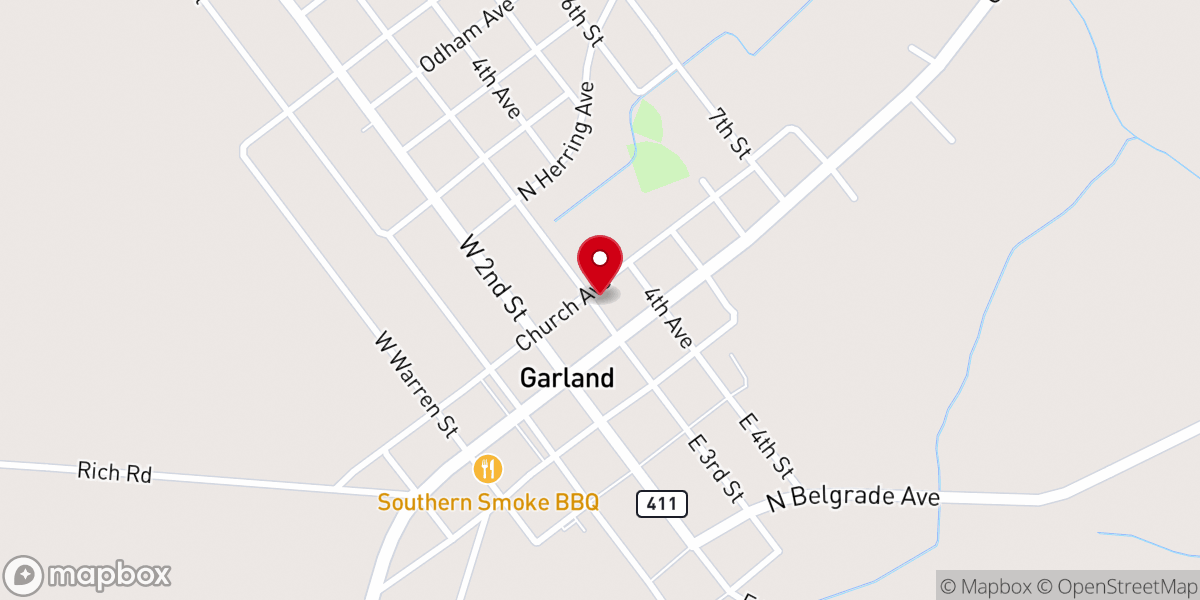 Map showing location of EVENING LIGHT HOLINESS CHURCH