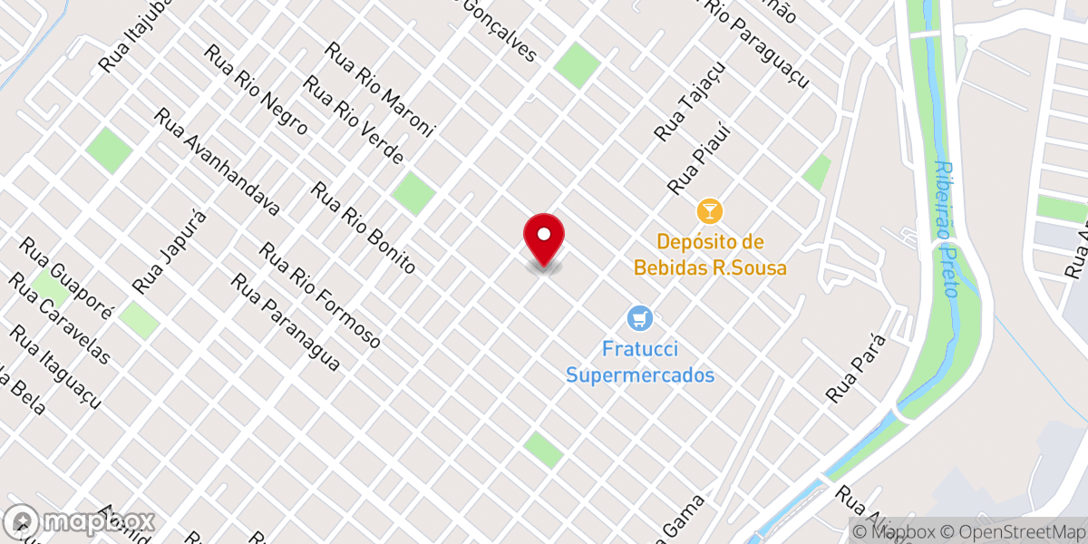 Map showing location of Igreja Assembleia de Deus