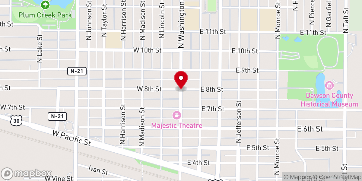 Map showing location of Church of God New Jerusalem