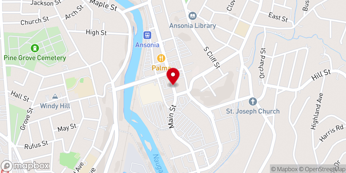 Map showing location of River Valley Baptist Church