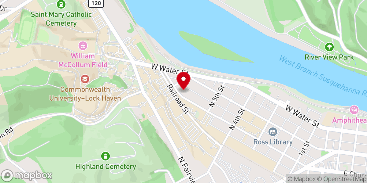 Map showing location of Evers Student Housing Inc