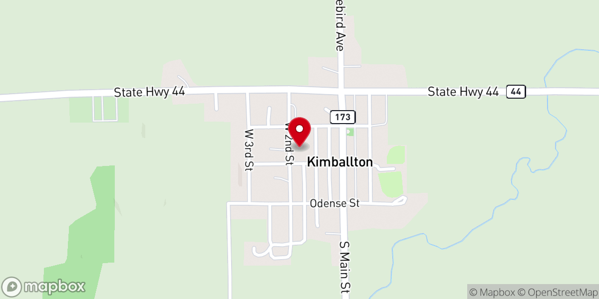Map showing location of Immanuel Lutheran Church